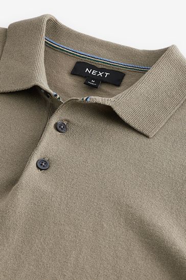 Hugo boss long top sleeve knitted polo