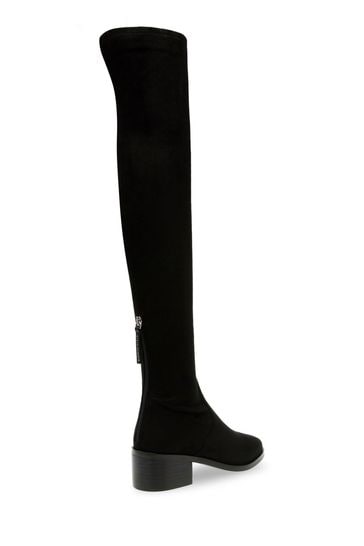 Buy Steve Madden Black Salvador Over the Knee Boots from Next France