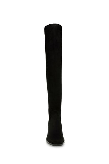 Steve madden black shop knee high boots