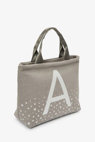 next lunch bag with initial