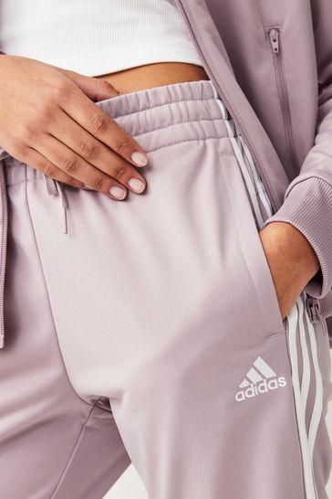Adidas purple new arrivals tracksuit womens