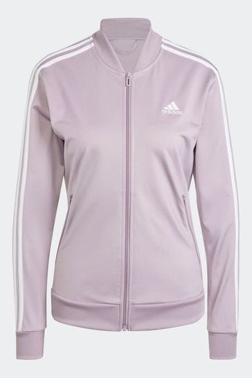 Adidas best sale mauve tracksuit