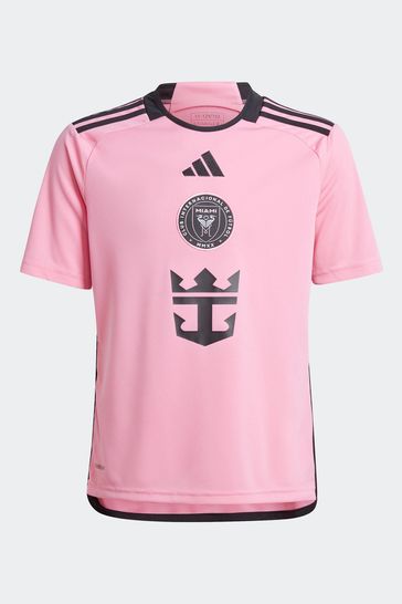 adidas Bright Pink Messi Inter Miami 23/24 Home Jersey