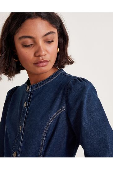 Buy Monsoon Blue Lulu Aline Denim Dress from Next Luxembourg