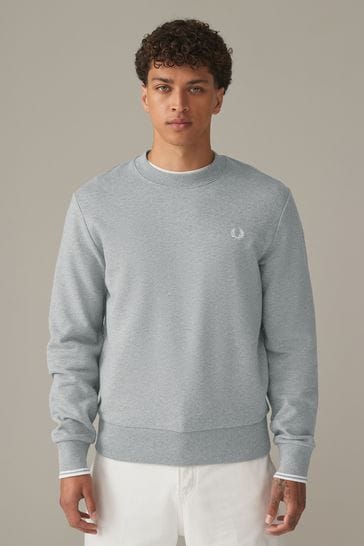 Crew neck fred perry sale