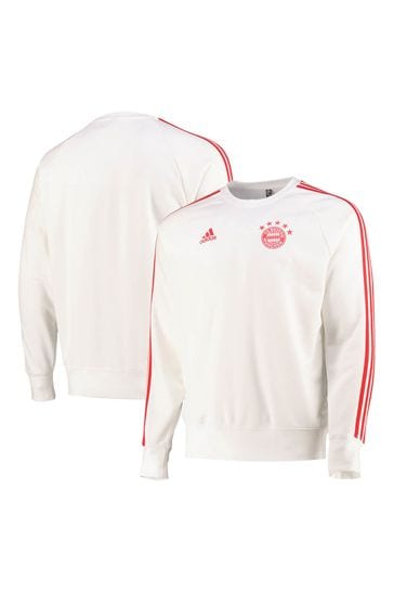 Buy adidas White FC Bayern Training Sweatshirt from Next Luxembourg