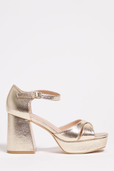 Simply be gold sandals 2025