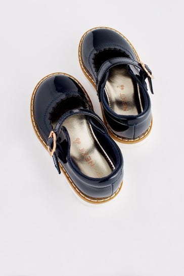 Mary jane shoes navy blue top