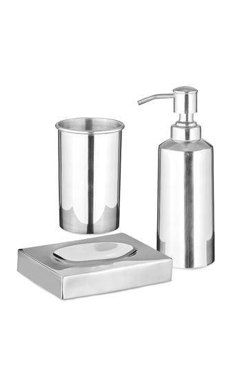 Buy Our House Chrome Bathroom Accessories Set from the Next UK
