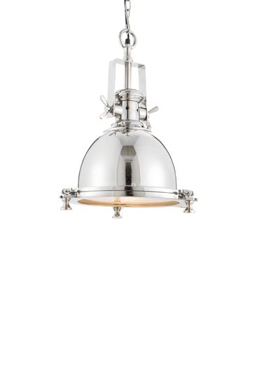 Gallery Home Silver Fents Ceiling Light Pendant