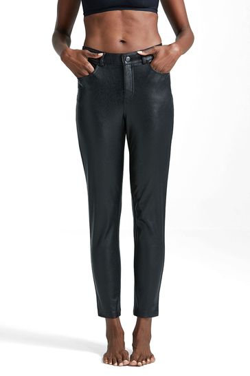 5 pocket on sale faux leather pants