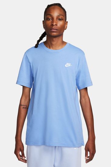 Blue online jean nike