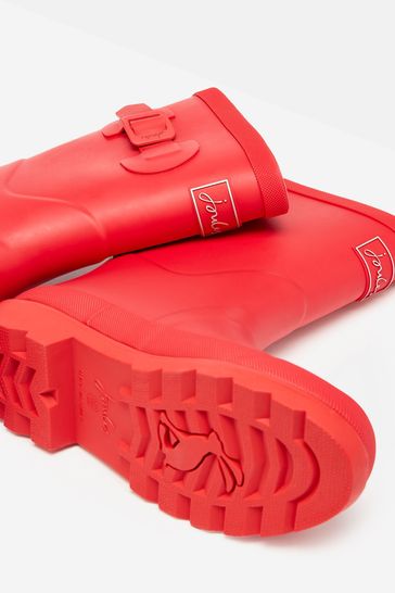 Joules red wellies cheap