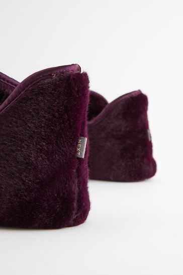 Plum slippers sale