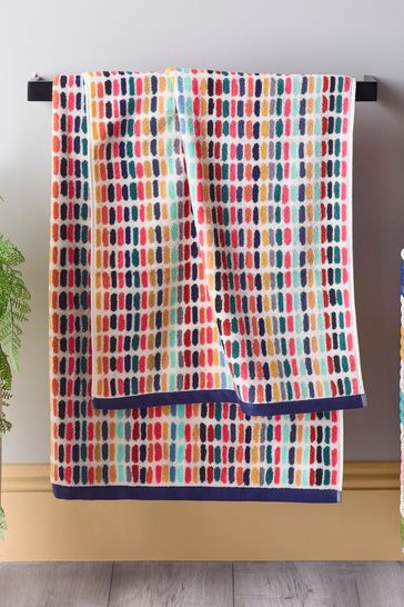 Multi Sketch 100 Cotton Towel