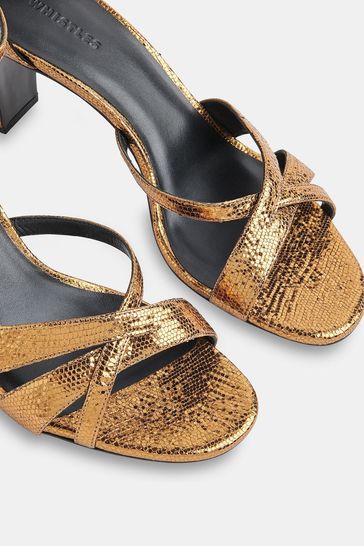 Gold heels discount under 2