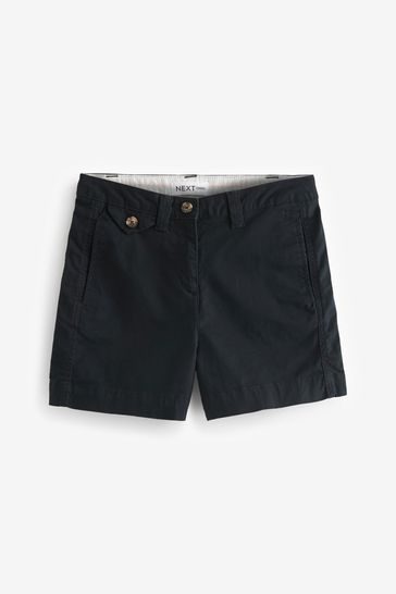 Next black chino shorts store