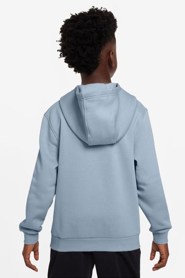 Nike blue overhead hoodie clearance