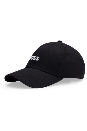 BOSS Black Embroidered Logo Cap
