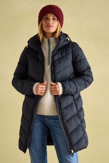 Joules mid length coat store