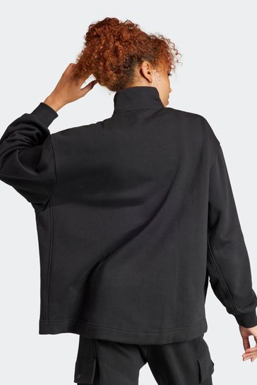 Buy adidas Black Sportswear All Szn Fleece Quarter-Zip Sweatshirt from Next  USA