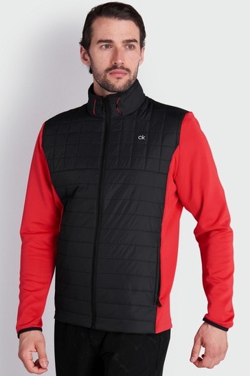 Calvin Klein Golf Black Vardon Hybrid Jacket