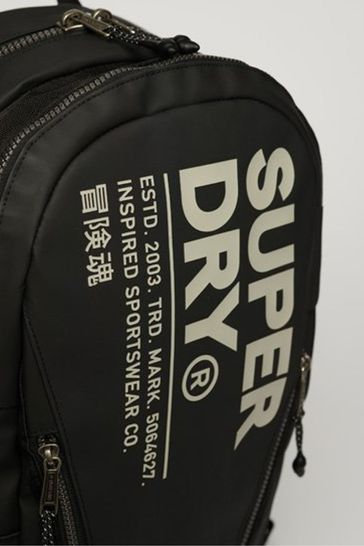 Buy Superdry Black Tarp Rucksack Bag from Next Luxembourg