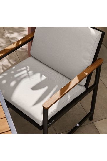 Buy MADE.COM Grey Sassari Garden 4 Seater Dining Set from Next Ireland