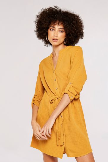 Mustard 2025 shirt dress