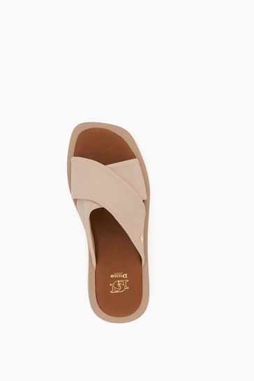 Dune sandals flat discount