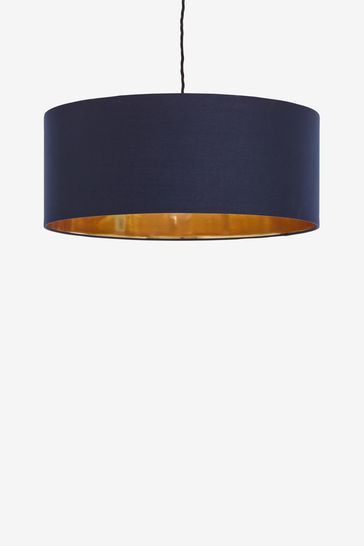 Next navy lamp shade new arrivals
