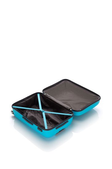 Tripp turquoise large suitcase top