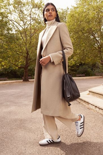 Oatmeal overcoat shop