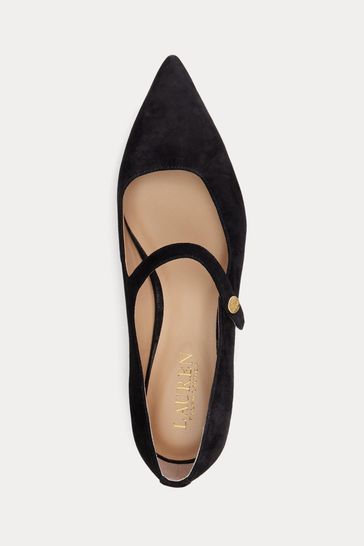 Buy Lauren Ralph Lauren Londyn Suede Mary Jane Flats from Next Germany