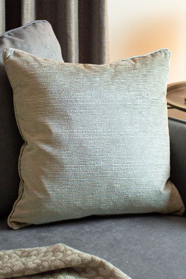 Riva Paoletti Champagne Cream Stella Embossed Polyester Filled Cushion