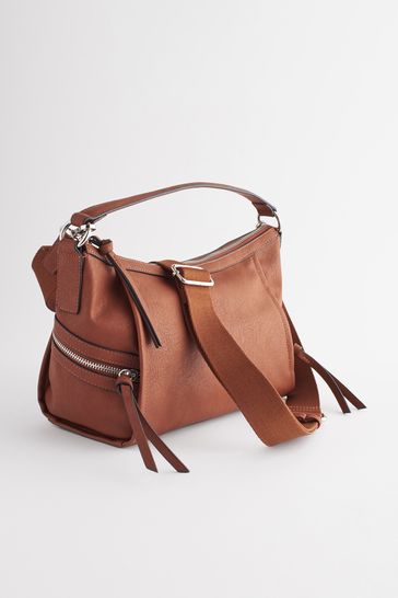 Tan side discount bag