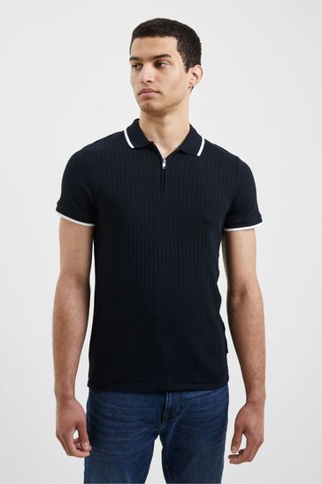 French Connection Needle 100 Cotton Polo Shirt