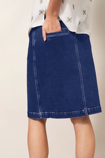 Buy White Stuff Blue Melody Denim Skirt from Next Bahrain