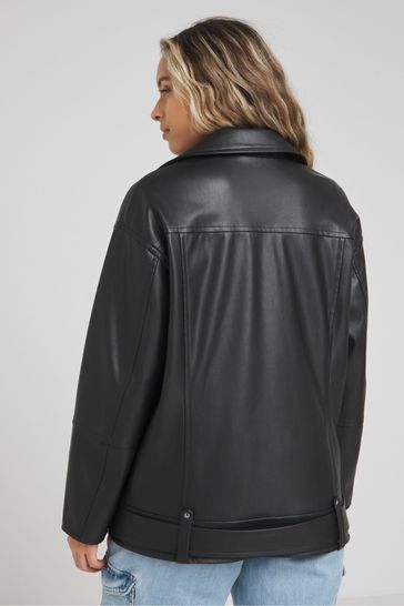 Simply be black best sale jacket