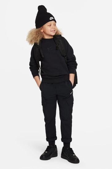 Nike Black Woven Cargo Trousers