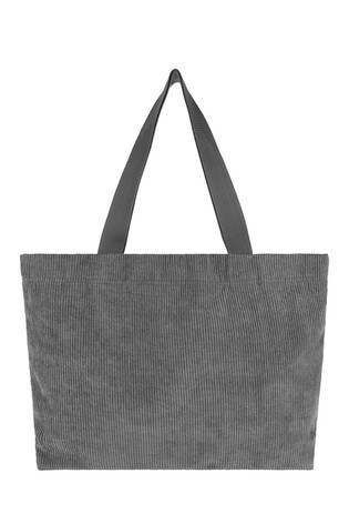 Accessorize Grey Cord Shopper Bag