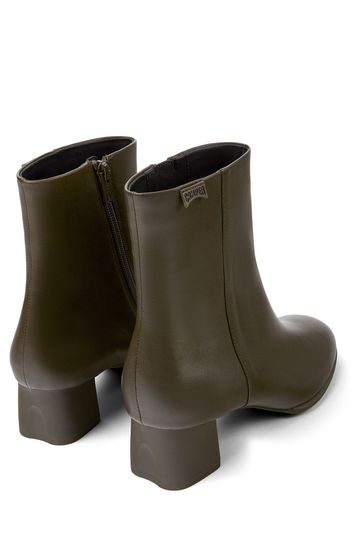 Green leather clearance boots womens