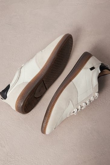 Retro leather trainers cheap