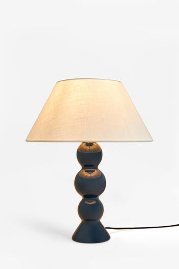 Jasper Conran London Blue Large Sphere Ceramic Table Lamp
