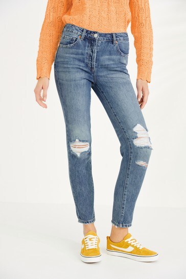 Buy Cropped Boyfriend Jeans from Next 