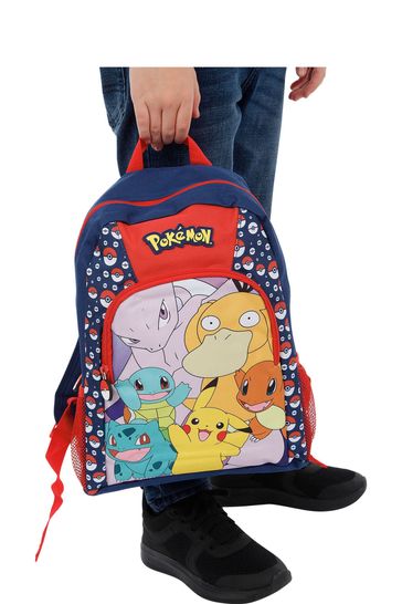 Character Blue Pokemon Backpack