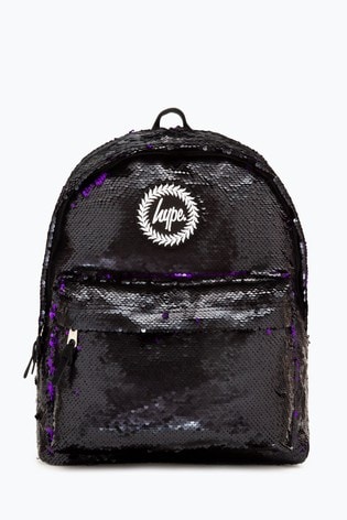 Hype. Midnight Sequin Backpack