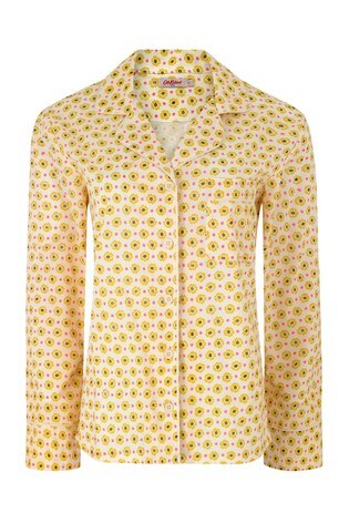 Buy Cath Kidston Yellow Daisy Star Long Woven Pyjamas Set from 
