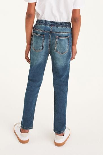 Buy Pull-On Waist Vintage Skinny Fit Jersey Stretch Jeans With Adjustable  Waist (3-16yrs) from Next Germany