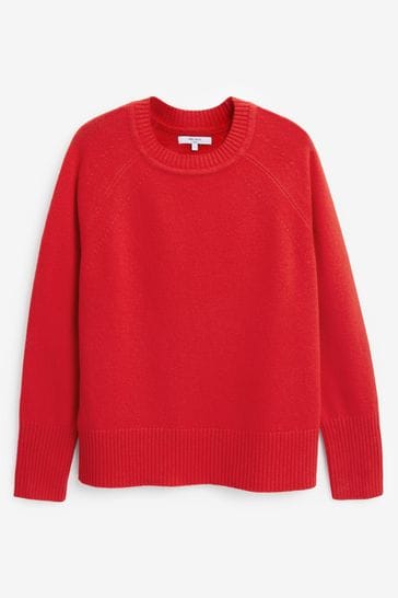Womens crew neck jumper discount